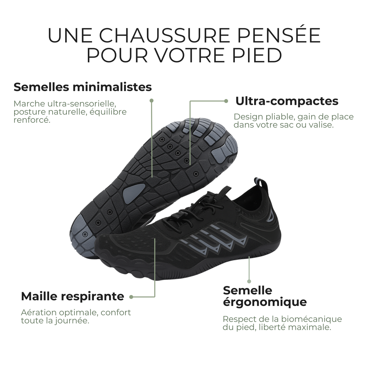 Terraia FreeStep™ – Chaussures pieds nus minimalistes