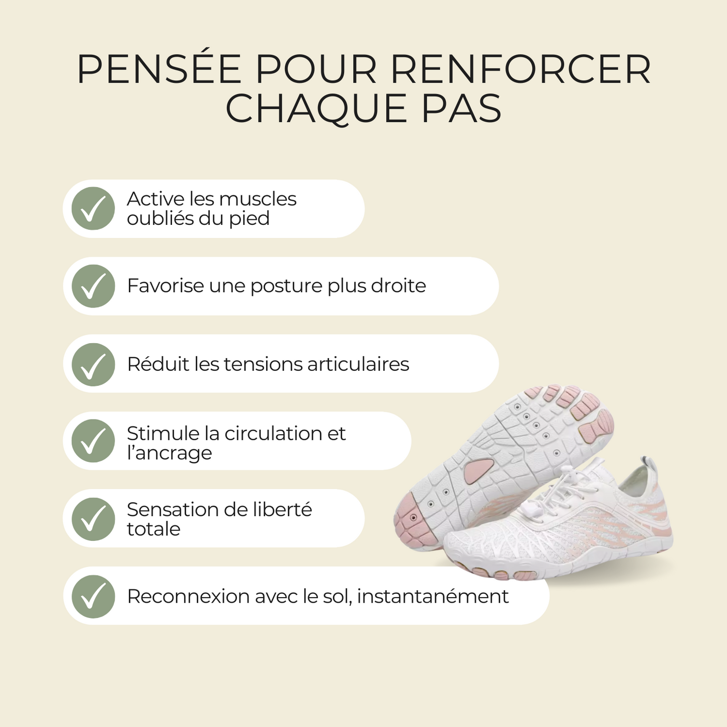 Terraia FreeStep™ – Chaussures pieds nus minimalistes